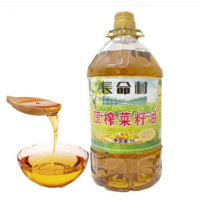 耀州區(qū)長命村食用油壓榨菜籽油醇香菜籽油5L（10斤）裝